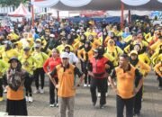Meriahkan Hari Jadi Ke-155, CFD dan Senam Gurilapss Padati Lapang Cangehgar