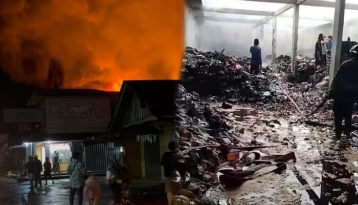 Gudang Sembako Mandiri Jaya di Surade Terbakar, 15 Kios Ikut Terdampak