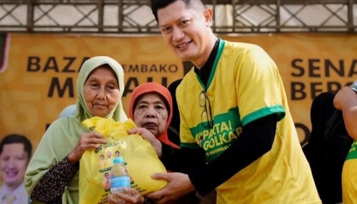 HUT Ke 61 Partai Golkar Disambut MeriahWarga Sagaranten