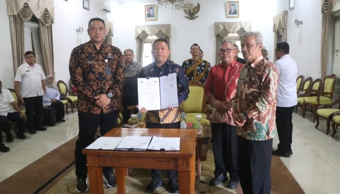 Wabup Hadiri Penandatanganan PKS OP4D, Wujudkan Kemandirian Fiskal Daerah