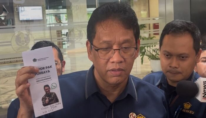 Menkeu Luncurkan “Lapor Pak Purbaya”, Saluran Pengaduan Pajak dan Bea Cukai via WhatsApp