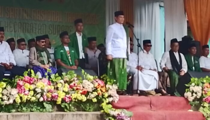 Peringatan Hari Santri di Surade Diwarnai Ziarah, Apel, dan Liwetan Ribuan Kastrol