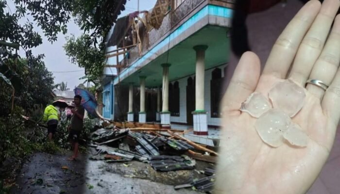 Gempar! Hujan Es Landa Kalapa Nunggal Sukabumi