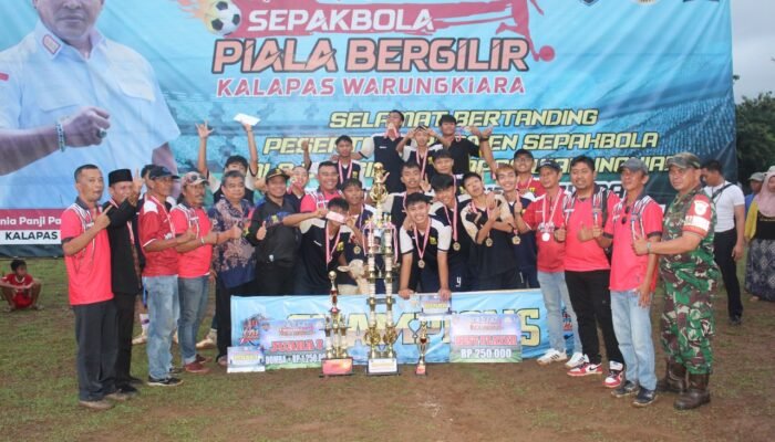 Warungkiara 1 FC Raih Gelar Juara Piala Bergilir Kalapas U-19 Cup 2025