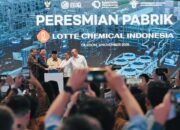Presiden Prabowo Subianto Resmikan Pabrik Lotte Chemical Indonesia di Cilegon, Tonggak Hilirisasi Industri Nasional