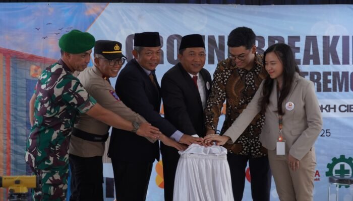 Groundbreaking Pembangunan Gedung Karlinah RS DKH Cibadak, Wabup Sukabumi: Mitra Strategis Perkuat Layanan Kesehatan
