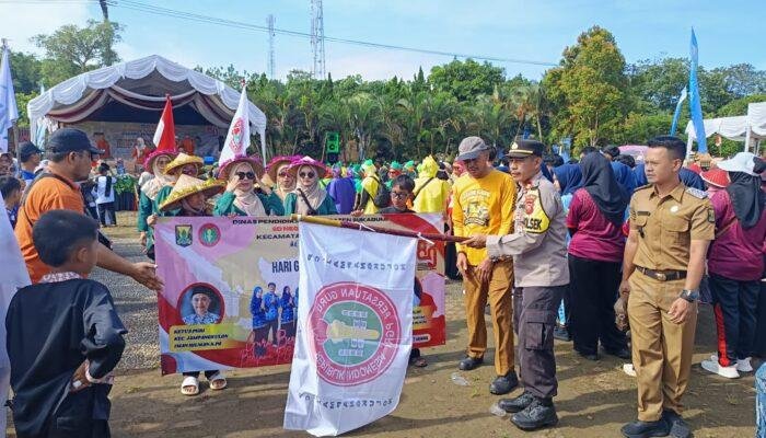 Kapolsek Hadiri Kegiatan HGN Tingkat Kecamatan Jampangkulon