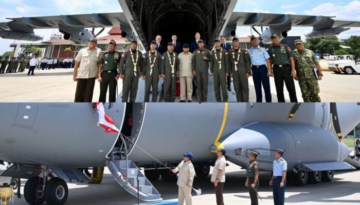 Presiden Prabowo Serahkan Pesawat Airbus A400M/MRTT Pertama kepada TNI