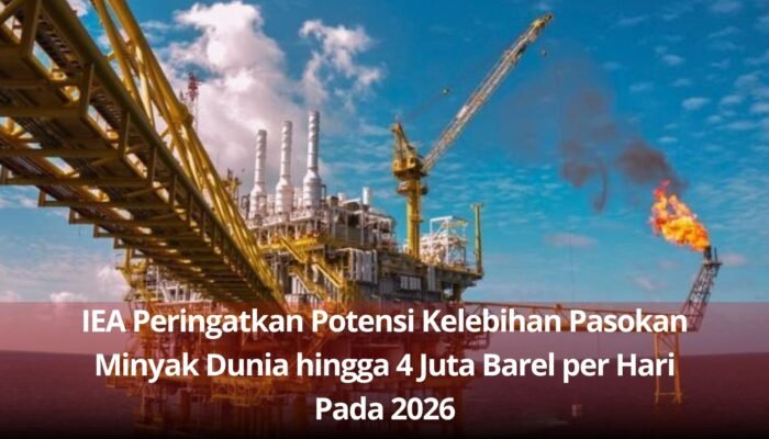 IEA Peringatkan Potensi Kelebihan Pasokan Minyak Dunia hingga 4 Juta Barel per Hari pada 2026