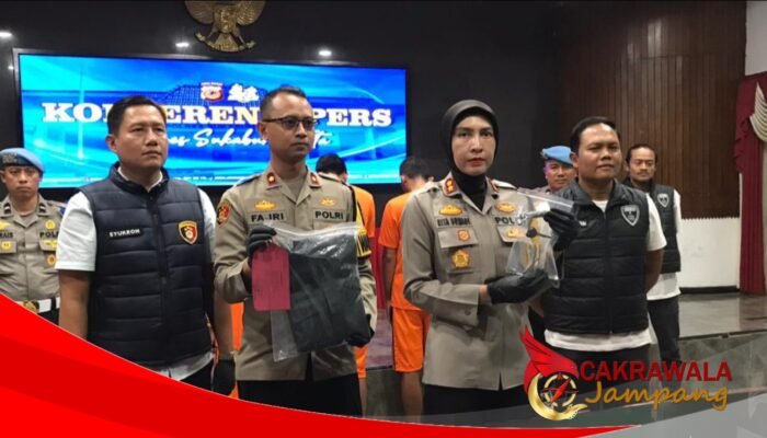 Satreskrim Polres Sukabumi Kota Bongkar Jaringan Curanmor, 5 Tersangka Ditangkap di 14 TKP