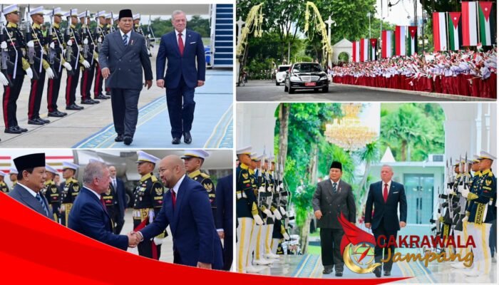 Presiden Prabowo Sambut Kedatangan Raja Abdullah II, Tegaskan Kedekatan Indonesia–Yordania