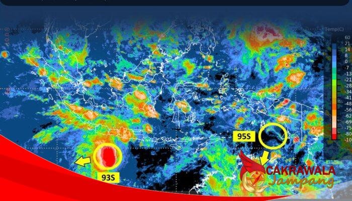 BMKG Deteksi Dua Bibit Siklon Tropis di Sekitar Indonesia