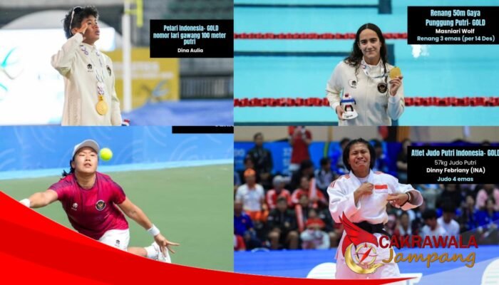 Atlet Indonesia Terus Tambah Medali Emas di SEA Games 2025 Thailand