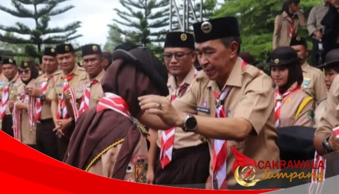 1.051 Anggota Pramuka dianugerahi Tanda Pramuka Garuda Oleh Ketua Kwarcab Kab Sukabumi