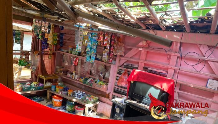 Angin Kencang Tumbangkan Pohon Aprika, Rumah Warga di Sagaranten Rusak