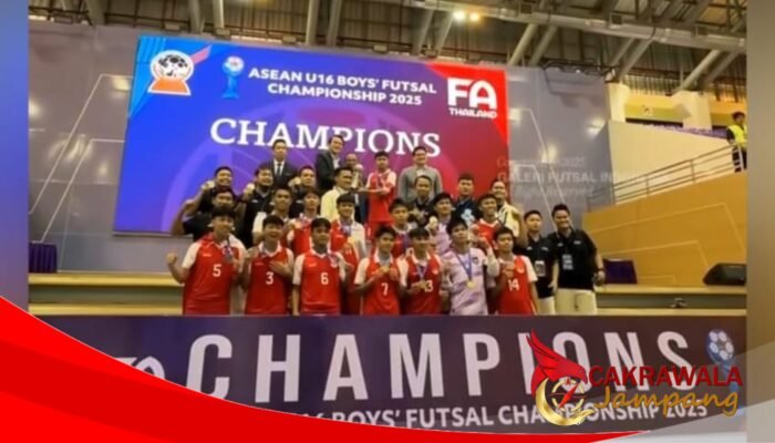 Timnas Futsal U-16 Indonesia Juara ASEAN U-16 Boys’ Futsal Championship 2025