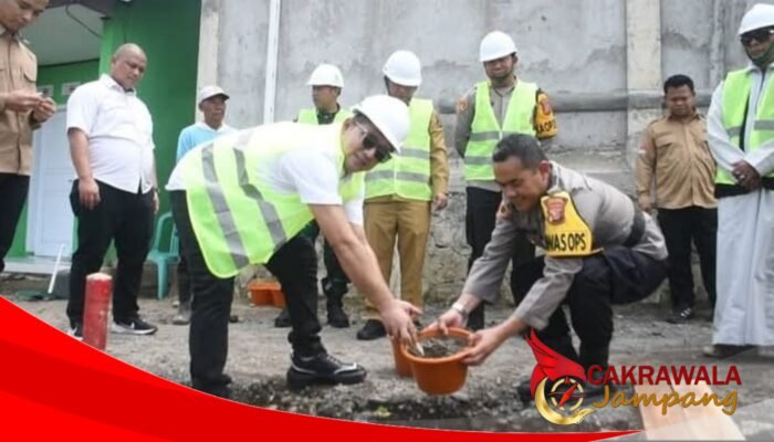Wabup Sukabumi Hadiri Groundbreaking Serentak SPPG Polri di Mapolres Sukabumi