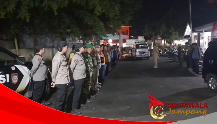 Pastikan Malam Tahun Baru Kondusif, Forkopimcam Surade Gelar Apel Siaga Gabungan