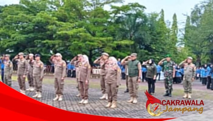Satpol PP Kerahkan Puluhan Personel dan Lantik 63 PPPK Baru di Sukabumi