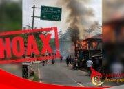 Foto Hoax Kebakaran di Waluran Sempat Gerakkan Petugas Damkar