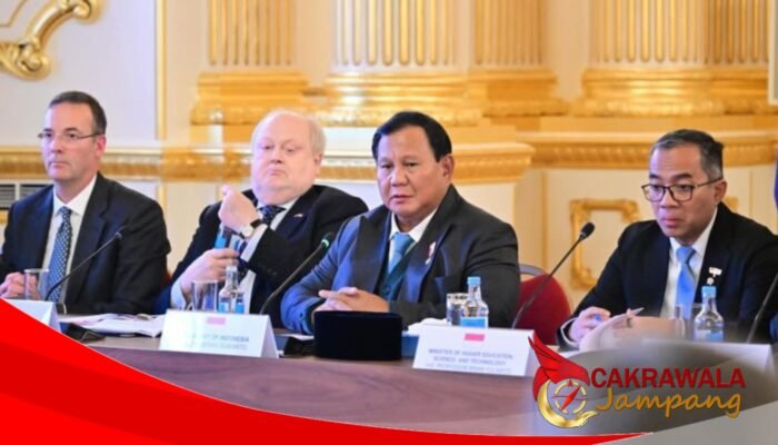 Di Hadapan Akademisi Inggris, Presiden Prabowo Paparkan Visi Besar Pendidikan Indonesia