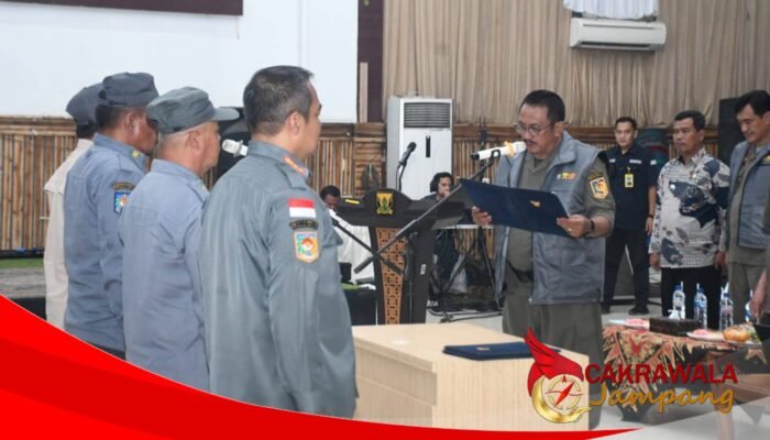 Bupati Sukabumi Kukuhkan Lebih dari 11 Ribu Satlinmas dan Satgas Linmas