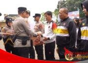 Kapolres Sukabumi Kota Beri Penghargaan kepada 19 Peraih Medali Kejurda Karate Kapolda Cup VII Jabar 2026