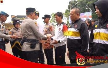 Kapolres Sukabumi Kota Beri Penghargaan kepada 19 Peraih Medali Kejurda Karate Kapolda Cup VII Jabar 2026