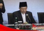 Pemerintah Tetapkan 1 Ramadhan 2026 Kamis, Kemenag Tekankan Persatuan Umat