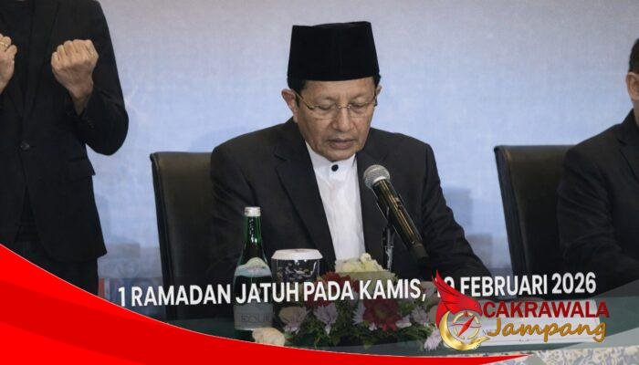 Pemerintah Tetapkan 1 Ramadhan 2026 Kamis, Kemenag Tekankan Persatuan Umat