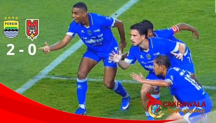 Persib Bandung Sukses Menang 2–0 atas Malut United di Pekan ke-20 Super League