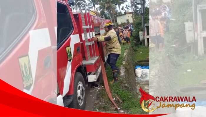 Pabrik Tahu dan Rumah Tinggal di Cicantayan Sukabumi Terbakar
