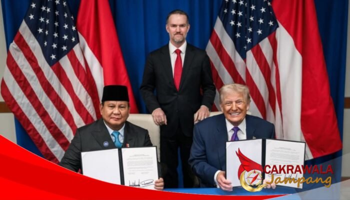 Prabowo dan Trump Teken Perjanjian Dagang Timbal Balik di Washington, Perkuat Aliansi Ekonomi RI–AS