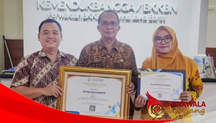 Membanggakan, DPPKB Kabupaten Sukabumi Raih Dua Penghargaan Tingkat Jawa Barat