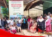 Peresmian Program Bedah Rumah Tidak Layak Huni CSR PT Berkah Semesta Maritim di Surade