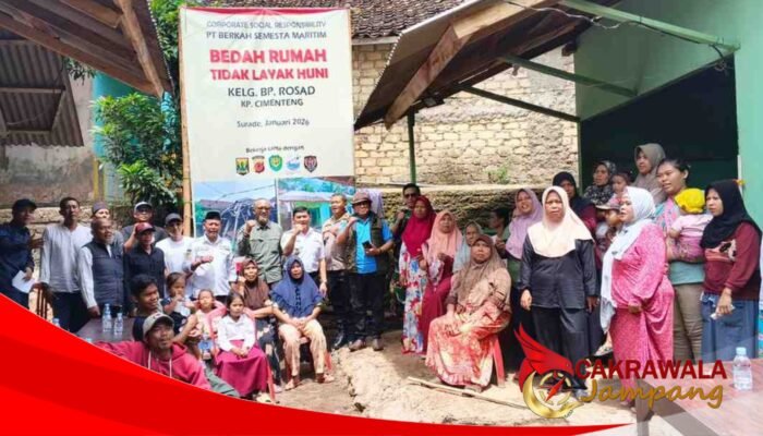 Peresmian Program Bedah Rumah Tidak Layak Huni CSR PT Berkah Semesta Maritim di Surade