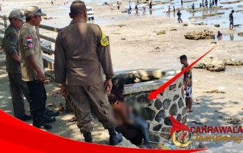 Aksi Humanis Satpol PP Surade, Pakaikan Busana pada ODGJ di Pantai Minajaya