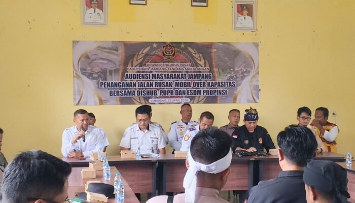 Masalah Jalan Rusak dan Over Kapasitas Jadi Fokus Audiensi